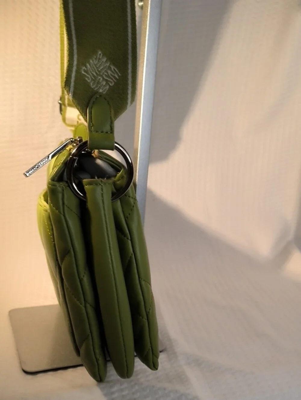 Steve Madden Going Green Bpurro 2  Quilted Crossbody Bag MSRP $88